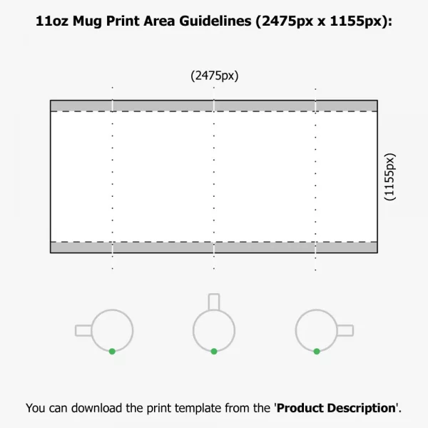 Bespoke White Mugs:<br>Design & Personalise Your Own Mug - Image 2