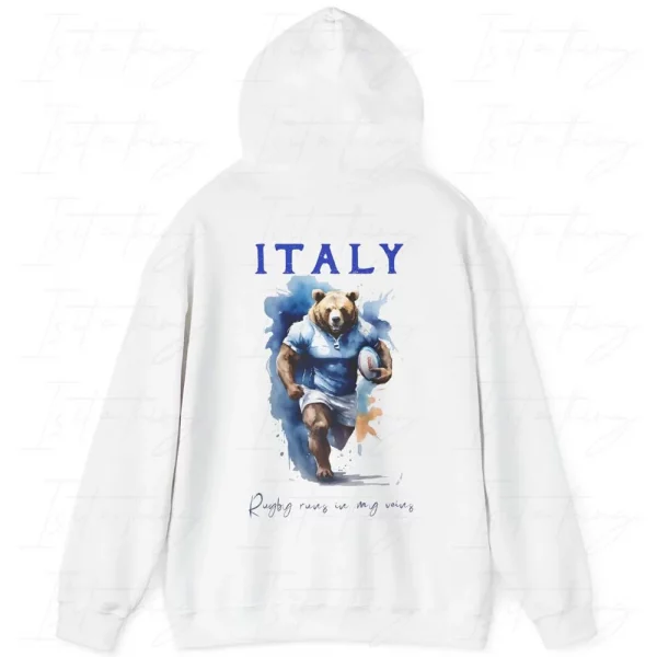 Italy Rugby (Hoodie) - Image 2