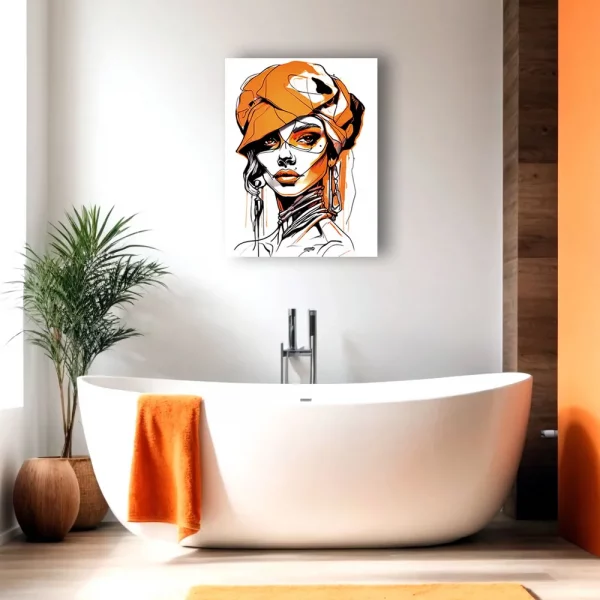 Limited Edition:<br>'Pop Art' Female 04<br>(24"x30" Canvas) - Image 6