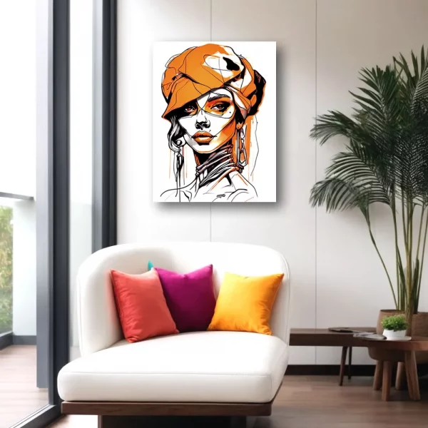 Limited Edition:<br>'Pop Art' Female 04<br>(24"x30" Canvas) - Image 3