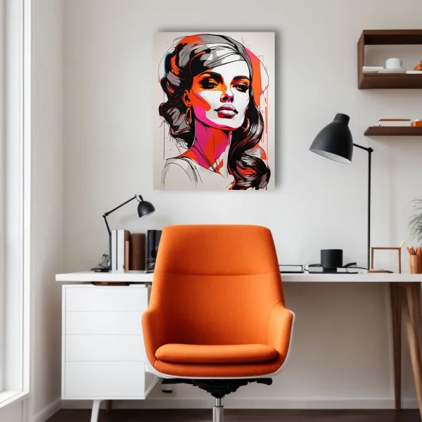 Limited Edition:<br>'Pop Art' Female 05<br>(24"x30" Canvas) - Image 6
