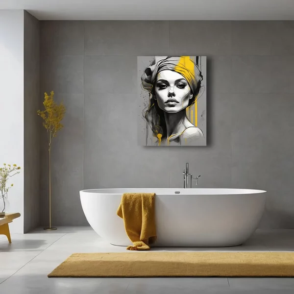 Limited Edition:<br>'Pop Art' Female 06<br>(24"x30" Canvas) - Image 5