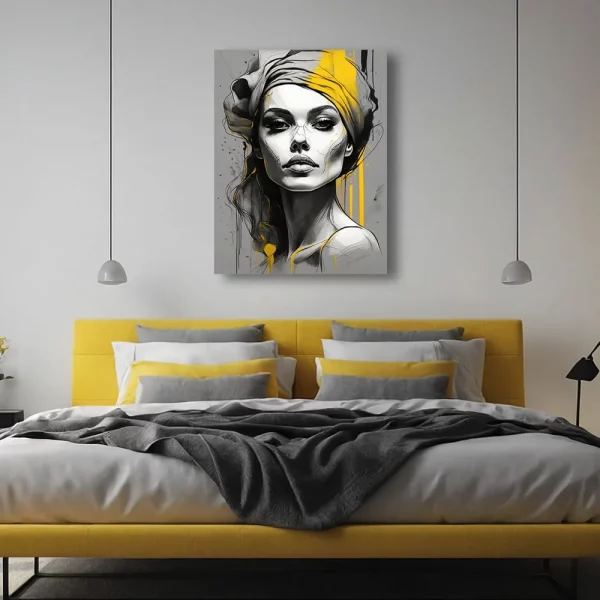 Limited Edition:<br>'Pop Art' Female 06<br>(24"x30" Canvas) - Image 4