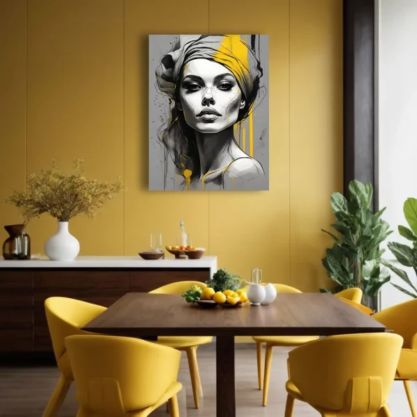Limited Edition:<br>'Pop Art' Female 06<br>(24"x30" Canvas) - Image 6