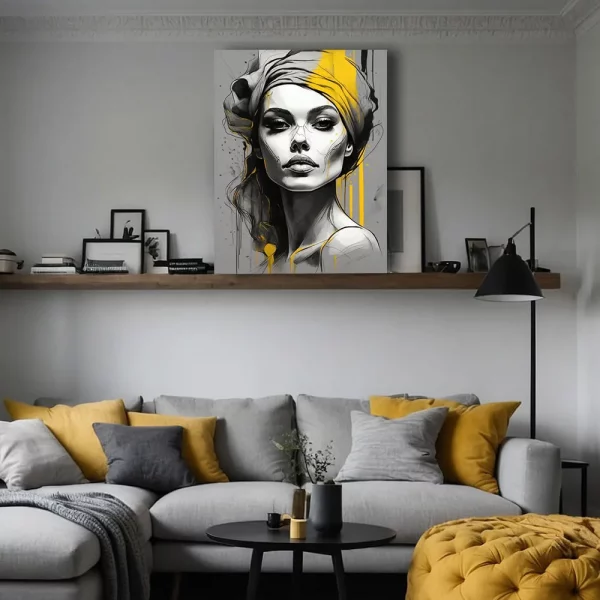 Limited Edition:<br>'Pop Art' Female 06<br>(24"x30" Canvas) - Image 3