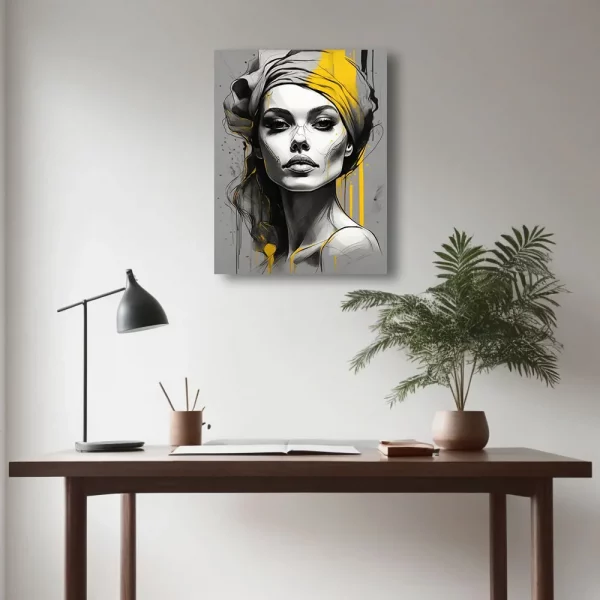 Limited Edition:<br>'Pop Art' Female 06<br>(24"x30" Canvas) - Image 7
