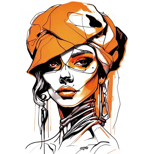 Limited Edition:<br>'Pop Art' Female 04<br>(24"x30" Canvas)