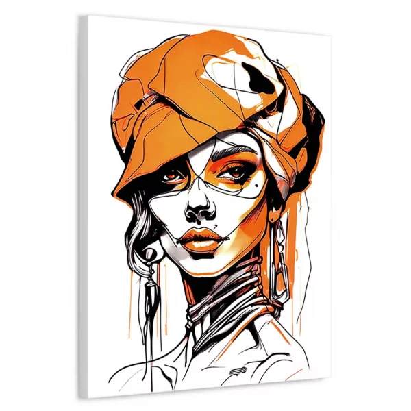 Limited Edition:<br>'Pop Art' Female 04<br>(24"x30" Canvas) - Image 2