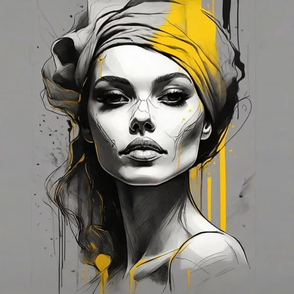 Limited Edition:<br>'Pop Art' Female 06<br>(24"x30" Canvas)