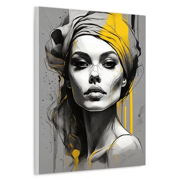 Limited Edition:<br>'Pop Art' Female 06<br>(24"x30" Canvas) - Image 2