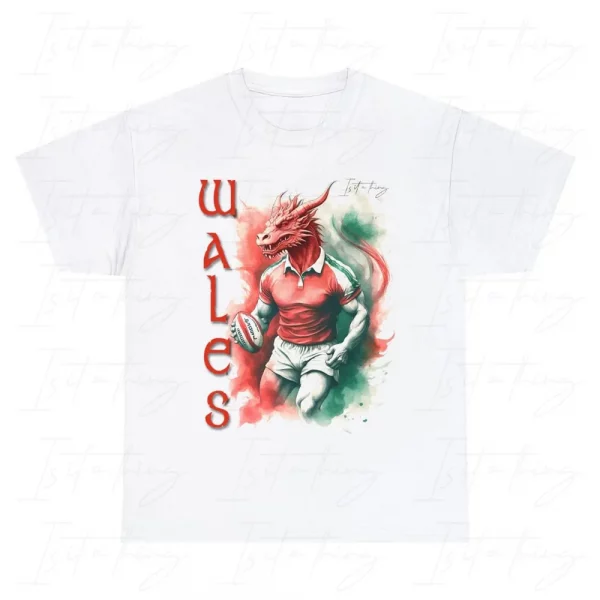 Wales Rugby Flag (T-shirt)