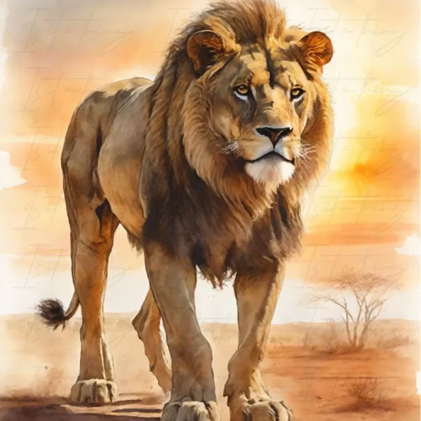 'Lion 03' (Wall Art)