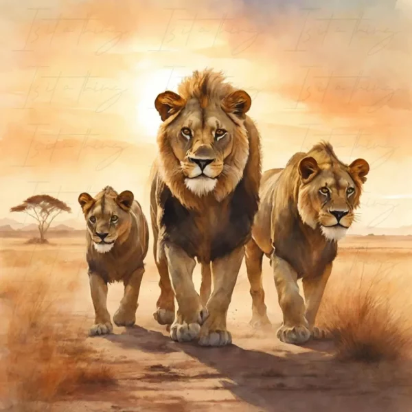 'Lion Pride' (Wall Art)