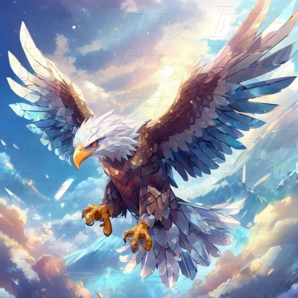 'Crystal Eagle' (Wall Art)