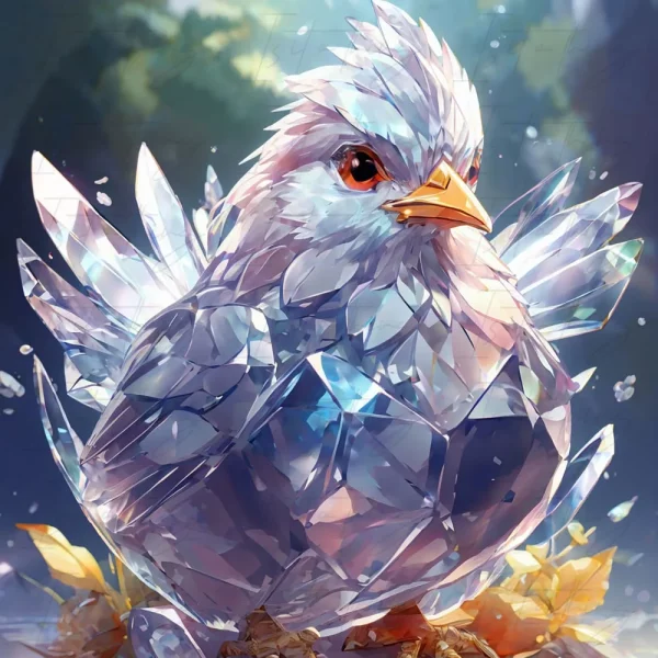 'Crystal Hen' (Wall Art)