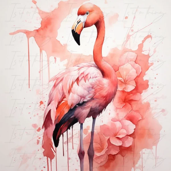 'Flamingo' (Wall Art)
