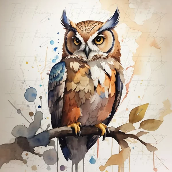 'Owl' (Wall Art)