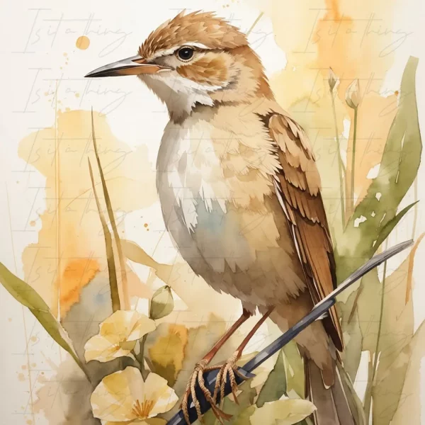 'Reed Warbler' (Wall Art)