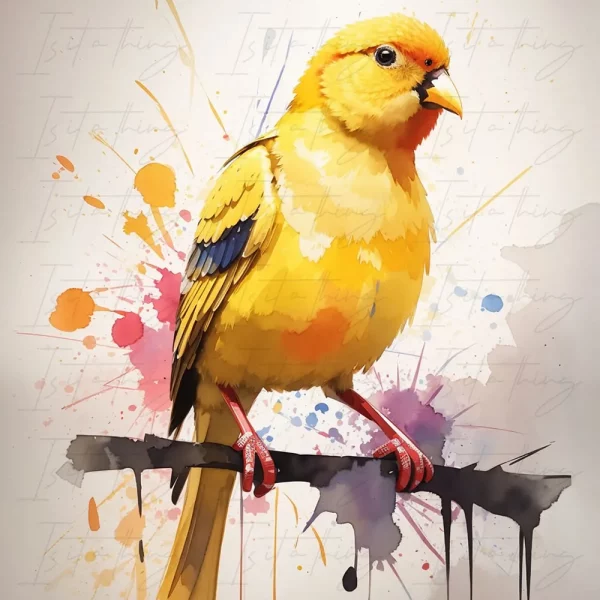 'Yellow Canary' (Wall Art)