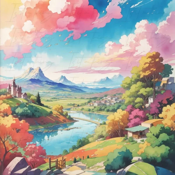'Adventure Valley' (Wall Art)