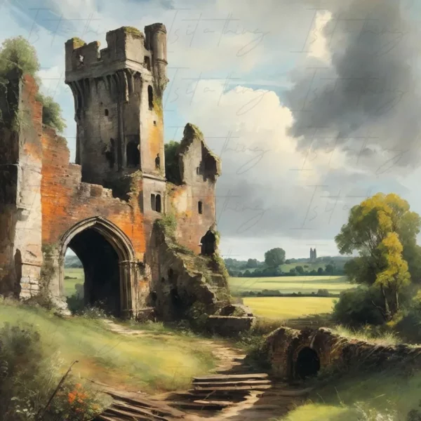 'Castle Ruins' (Wall Art)
