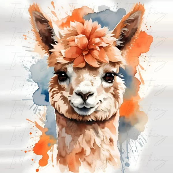 'Alpaca' (Wall Art)