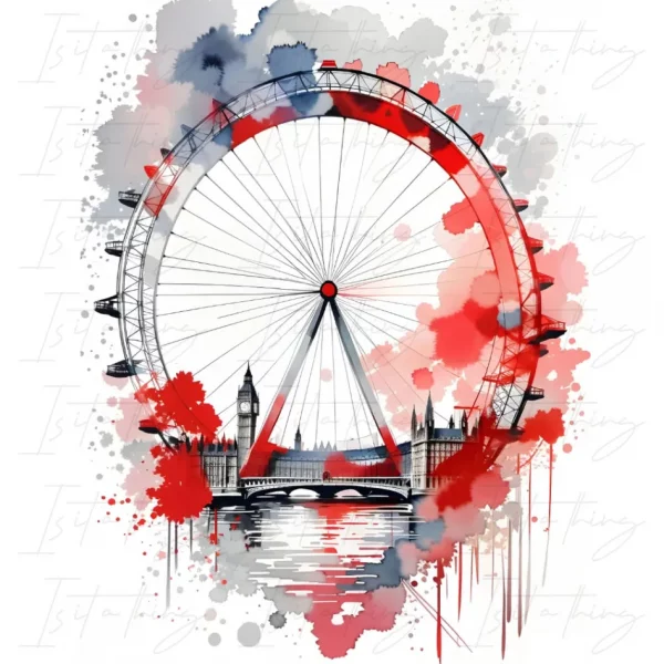 'London Eye' (Wall Art)